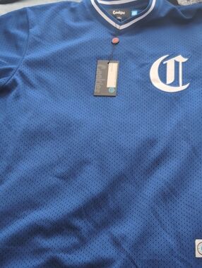 Cookies Ivy League Mesh Baseball Jersey With Twill Applique- L